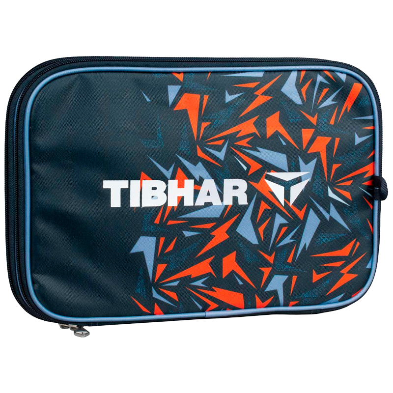Tibhar Spectra Dobbeltetui. Navy/orange