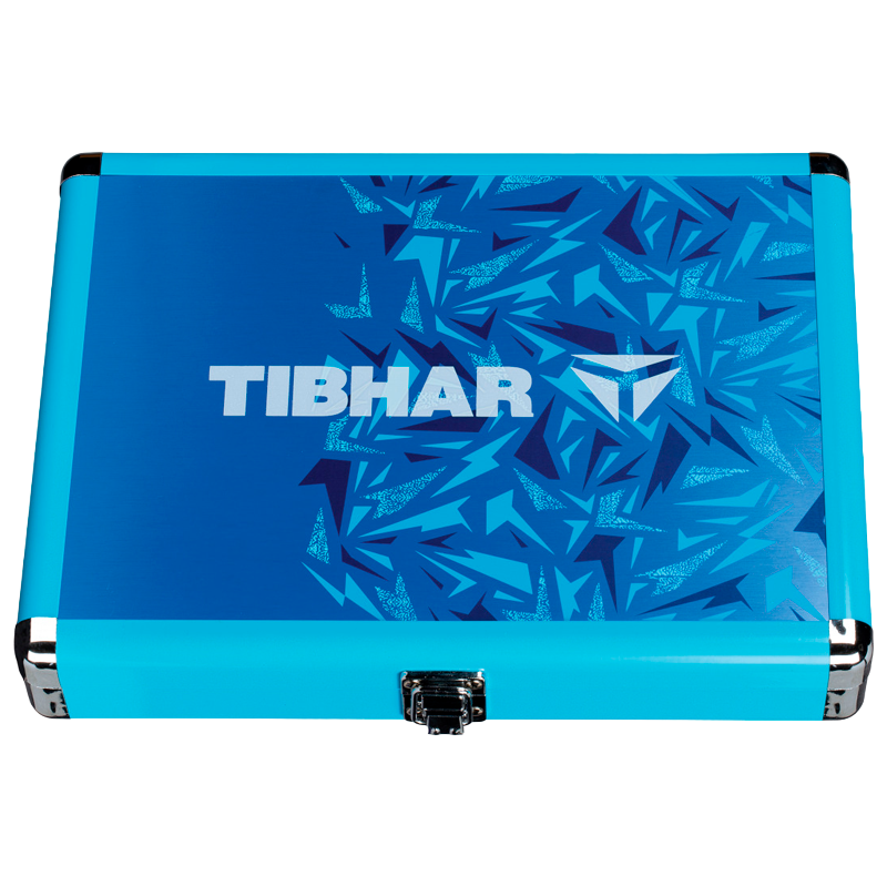 Tibhar Spectra Aluminiumsetui. Blå