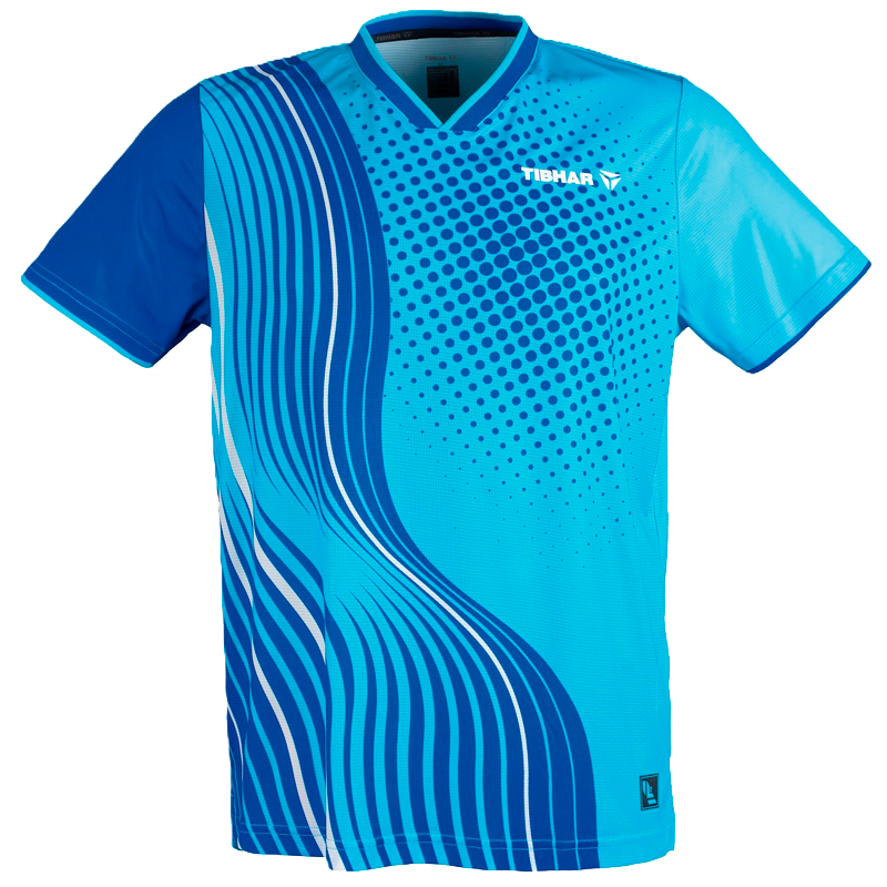 Tibhar T-shirt L2 River. Tyrkis
