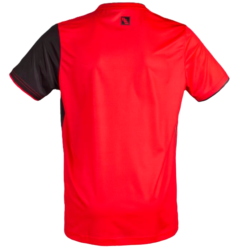 Tibhar T-shirt L2 River. Sort/rød
