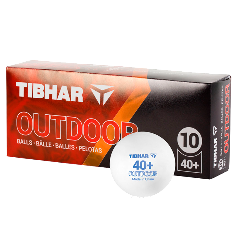 Tibhar Outdoor bordtennisbolde. 10 stk.