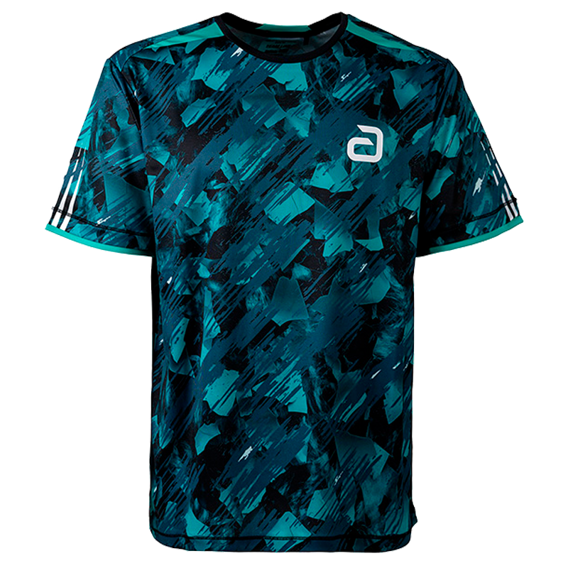 Andro T-shirt Tatio. Grøn/sort